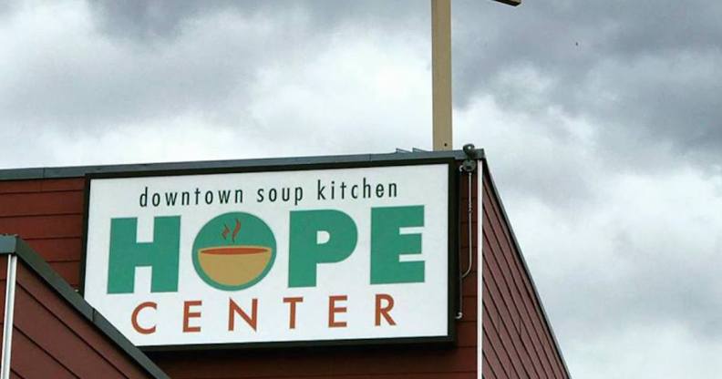 The Hope Center homeless shelter in Anchorage, Alaska