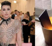 James Charles at the Met Gala, a burning palette