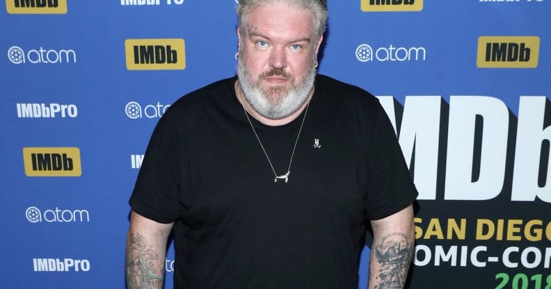 Gay Northern Irish actor Kristian Nairn played Hodor in Game of Thrones.