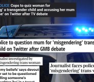 A string of media outlets claimed Caroline Farrow was being investigated for 'misgendering'