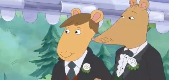 Arthur's teacher Mr. Ratburn got married to a man in the first episode of series 22.