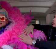 Rocketman co-stars Taron Egerton and Richard Madden sing Elton John on Carpool Karaoke.