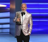 The Prom producer Ryan Murphy accepts the Outstanding Limited Series award for 'The Assassination of Gianni Versace: American Crime Story' onstage during the 70th Emmy Awards at Microsoft Theater on September 17, 2018 in Los Angeles, California.