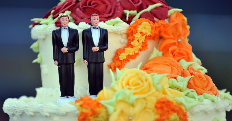 Same-sex marriage cake toppers