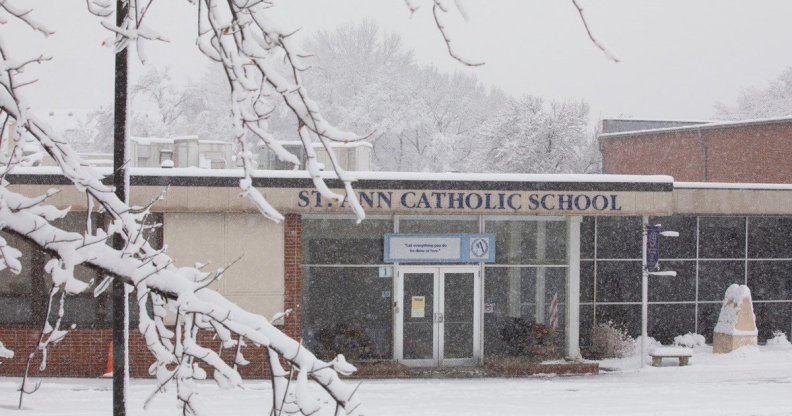 Kansas Catholic school st Ann rejected a gay parent's child.