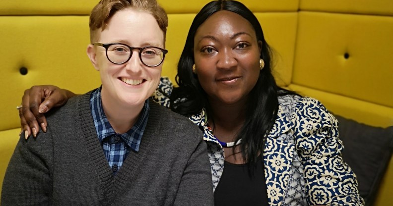 Stonewall's Ruth Hunt and UK Black Pride's Lady Phyll.