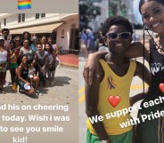 NBA star Dwyane Wade showed support for his son, who attended Miami Pride with his stepmother Gabrielle Union and his family.