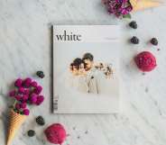 The front cover of an issue of White Magazine.