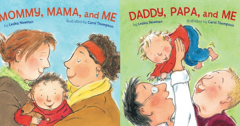 Books used as part of LGBT+ inclusive education lessons to teach about same-sex relationships