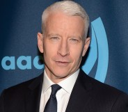 Anderson Cooper with his mother Gloria Vanderbilt