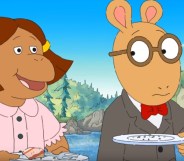 Image of a scene from PBS show Arthur and Friends