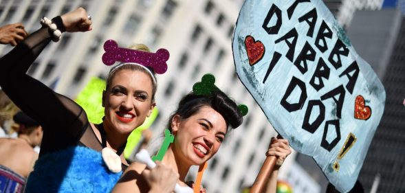 Equal marriage activists in Australia (SAEED KHAN/AFP/Getty Images)