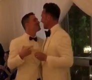 Colton Haynes and Jeff Leatham