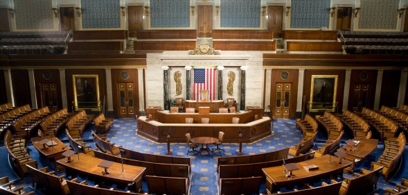 Congress: The US House of Representatives chamber in Washington, DC