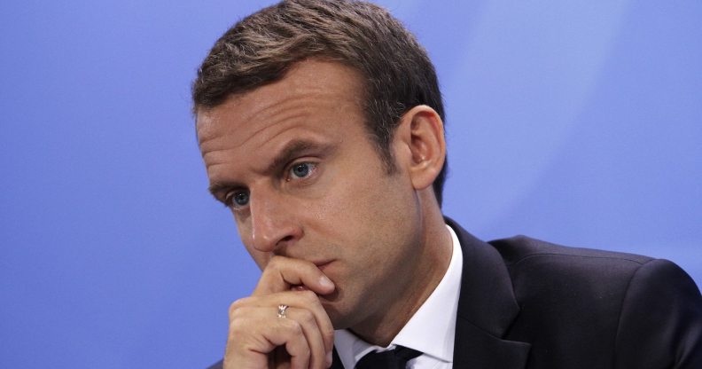 BERLIN, GERMANY - JUNE 29: French President Emmanuel Macron speaks a Press conference after a meeting of European Union leaders at the Chancellery on June 29, 2017 in Berlin, Germany. The leaders are meeting head of the upcoming G20 summit in Hamburg.on June 29, 2017 in Berlin, Germany. (Photo by Michele Tantussi/Getty Images)