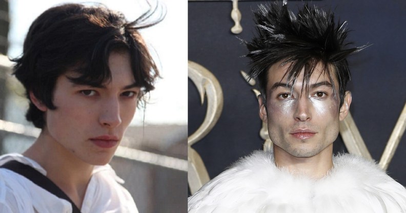 Ezra Miller's transformation from 2010 to 2018