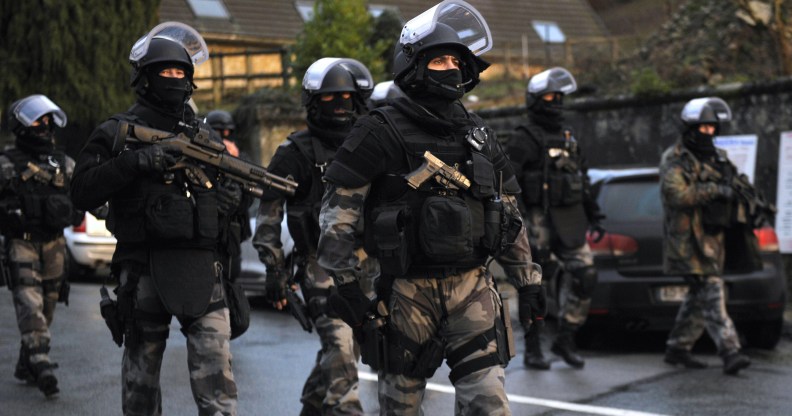 Police in France after a 2015 terror attack