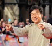 LONDON, ENGLAND - JULY 15: Jackie Chan attends the UK Film Premiere of The Karate Kid at Odeon Leicester Square on July 15, 2010 in London, England. (Photo by Gareth Cattermole/Getty Images)