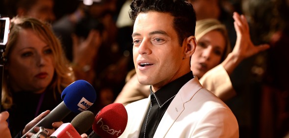 LONDON, ENGLAND - OCTOBER 23: Rami Malek attends the World Premiere of 'Bohemian Rhapsody' at SSE Arena Wembley on October 23, 2018 in London, England. (Photo by Eamonn M. McCormack/Eamonn M. McCormack/Getty Images for Twentieth Century Fox )