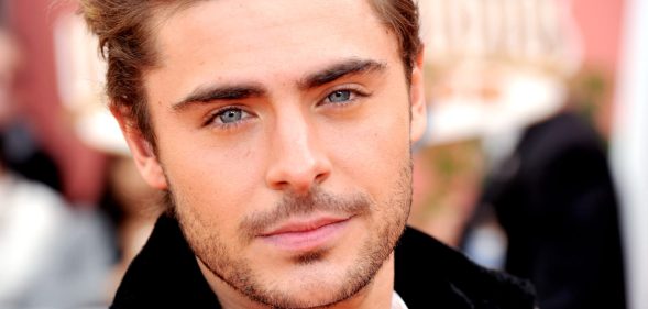 Zac Efron, who had a gay kiss with the Rock in a movie scene