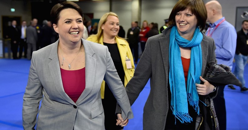 Ruth Davidson and Jen Wilson