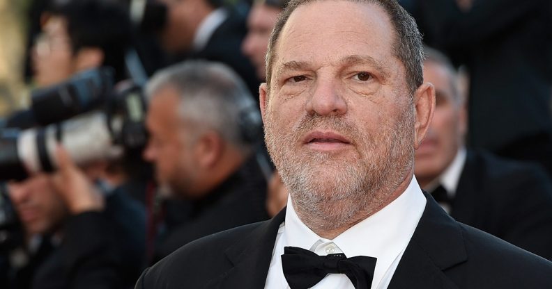 US producer Harvey Weinstein poses as he arrives for the screening of the film "The Little Prince" at the 68th Cannes Film Festival in Cannes, southeastern France, on May 22, 2015. AFP PHOTO / LOIC VENANCE (Photo credit should read LOIC VENANCE/AFP/Getty Images)