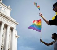 Annual Gay Pride parade in central Sofia in 2015