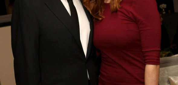 BEVERLY HILLS, CA - JANUARY 10: Actor Jeffrey Tambor (L) and Actress Trace Lysette attend Amazon's Golden Globe Awards Celebration at The Beverly Hilton Hotel on January 10, 2016 in Beverly Hills, California. (Photo by Rachel Murray/Getty Images for Amazon Studios)