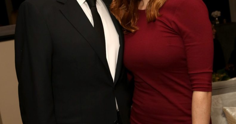 BEVERLY HILLS, CA - JANUARY 10: Actor Jeffrey Tambor (L) and Actress Trace Lysette attend Amazon's Golden Globe Awards Celebration at The Beverly Hilton Hotel on January 10, 2016 in Beverly Hills, California. (Photo by Rachel Murray/Getty Images for Amazon Studios)