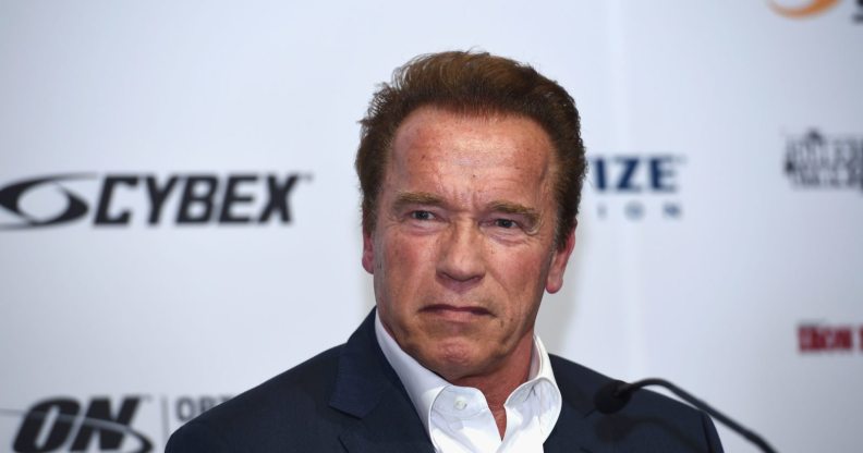 Schwarzenegger speaks at the Arnold Classic Sports Festival