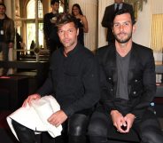 PARIS, FRANCE - JUNE 25: Ricky Martin and Jwan Yosef attend the Balmain Menswear Spring/Summer 2017 show as part of Paris Fashion Week on June 25, 2016 in Paris, France. (Photo by Pascal Le Segretain/Getty Images)