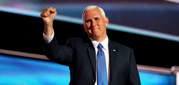 Mike Pence 'solidifying his base' at anti-LGBT event ahead of 2024 election