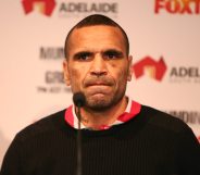 ADELAIDE, AUSTRALIA - FEBRUARY 01: Anthony Mundine speaks to media during the official press conference on February 1, 2017 in Adelaide, Australia. (Photo by Morne de Klerk/Getty Images)