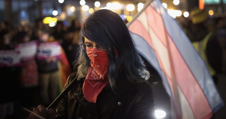 Trans rights protest in Chicago (Getty Images)