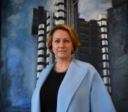 Lloyds of London Chief Executive Officer, Inga Beale poses for a photograph in her office in the City of London on March 30, 2017, following an interview with AFP. Lloyd's of London will open a Brussels subsidiary in early 2019, the historic insurance market said Thursday, the first company to respond to Britain's decision to trigger Brexit. Lloyd's, which employs 700 people in the British capital, will start work at the Brussels office from January 1, 2019. / AFP PHOTO / BEN STANSALL (Photo credit should read BEN STANSALL/AFP/Getty Images)