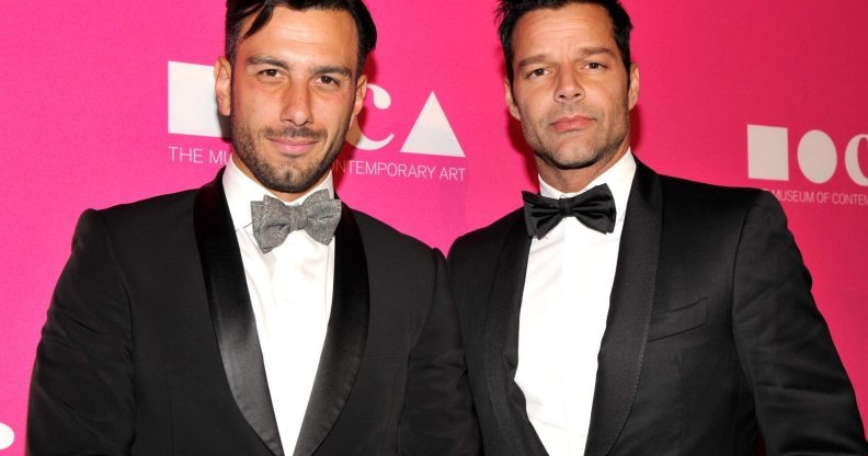 Ricky Martin and Jwan Yosef (Photo by John Sciulli/Getty Images for MOCA)