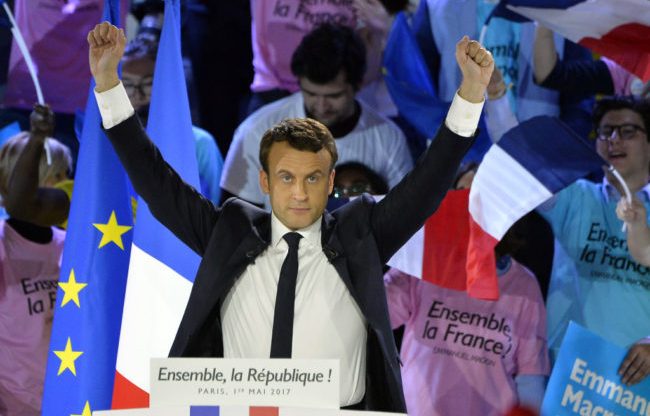 French President-elect Emmanuel Macron