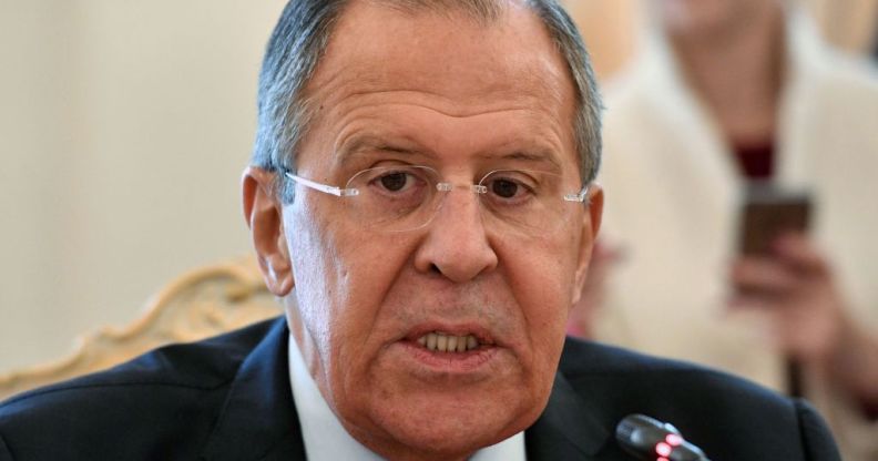 Russian Foreign Minister Sergei Lavrov