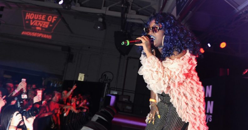 NEW YORK, NY - JUNE 02: Cupcakke performs on stage at NYLON + NYLON Guys Celebrate the Music Issue at House of Vans Brooklyn on June 2, 2017 in New York City. (Photo by Craig Barritt/Getty Images for Nylon)