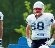 FOXBORO - JULY 28: Guard Ryan O'Callaghan #68 of the New England Patriots works out during the first summer training camp practice on July 28, 2006 at Gillete Stadium in Foxboro, Massachusetts. (Photo by Darren McCollester/Getty Images)