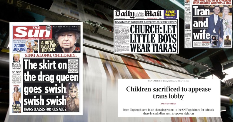 British newspapers have come under fire over their coverage of transgender issues (Getty)