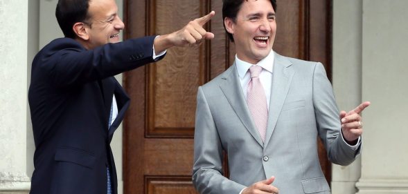 Leo Varadkar and Justin Trudeau getty