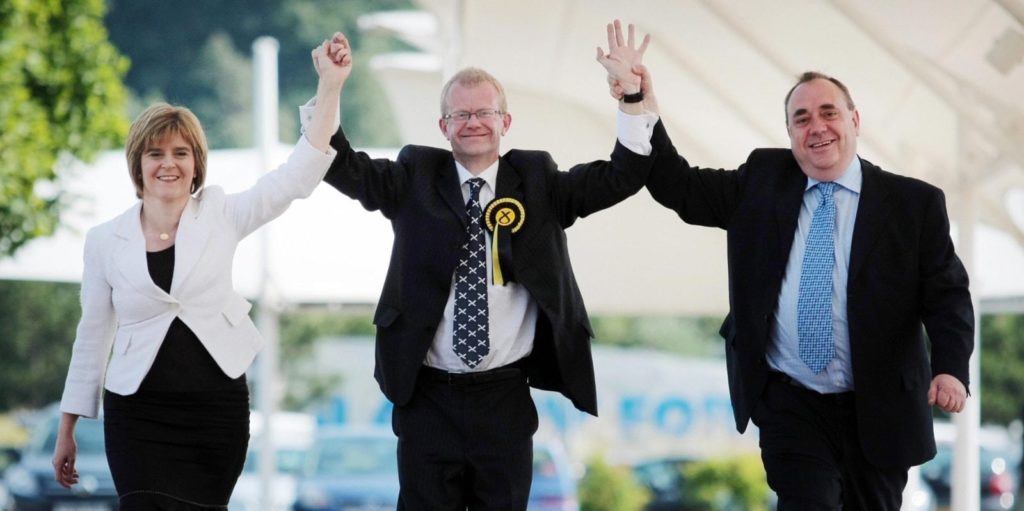 Nicola Sturgeon, John Mason and Alex Salmond