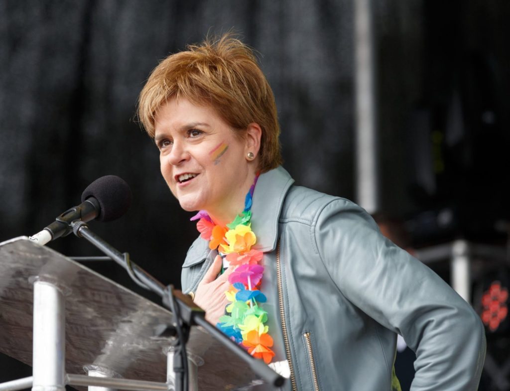 Scotland's First Minister Nicola Sturgeon