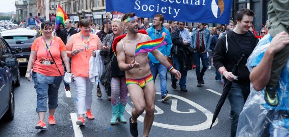 Participants at Glasgow Pride