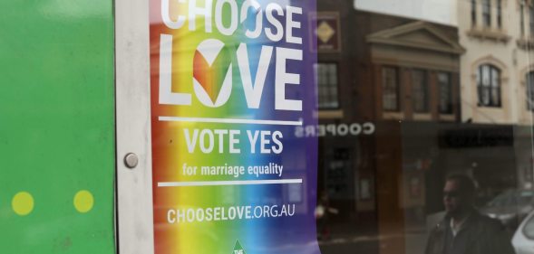 Vote Yes Poster Australian postal Vote