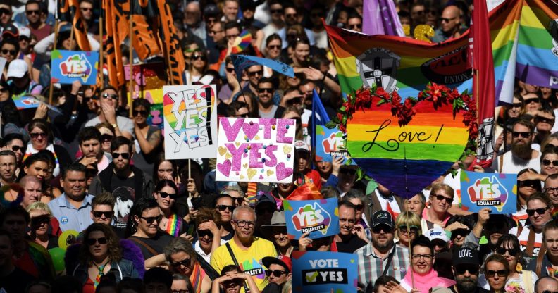 March for same-sex marriage in Sydney