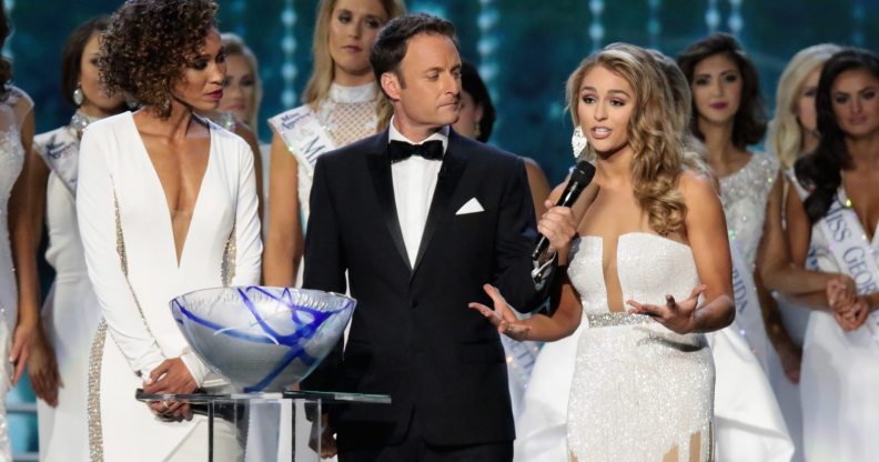 ATLANTIC CITY, NJ - SEPTEMBER 10: Miss Texas 2017 Margana Wood participates in Question challenge during the 2018 Miss America Competition Show at Boardwalk Hall Arena on September 10, 2017 in Atlantic City, New Jersey. (Photo by Donald Kravitz/Getty Images for Dick Clark Productions)