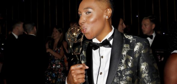 Lena Waithe with her Emmy