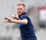 MANCHESTER, ENGLAND - SEPTEMBER 18: England player Ben Stokes in action during England nets ahead of the 1st ODI against West Indies at Old Trafford on September 18, 2017 in Manchester, England. (Photo by Stu Forster/Getty Images)